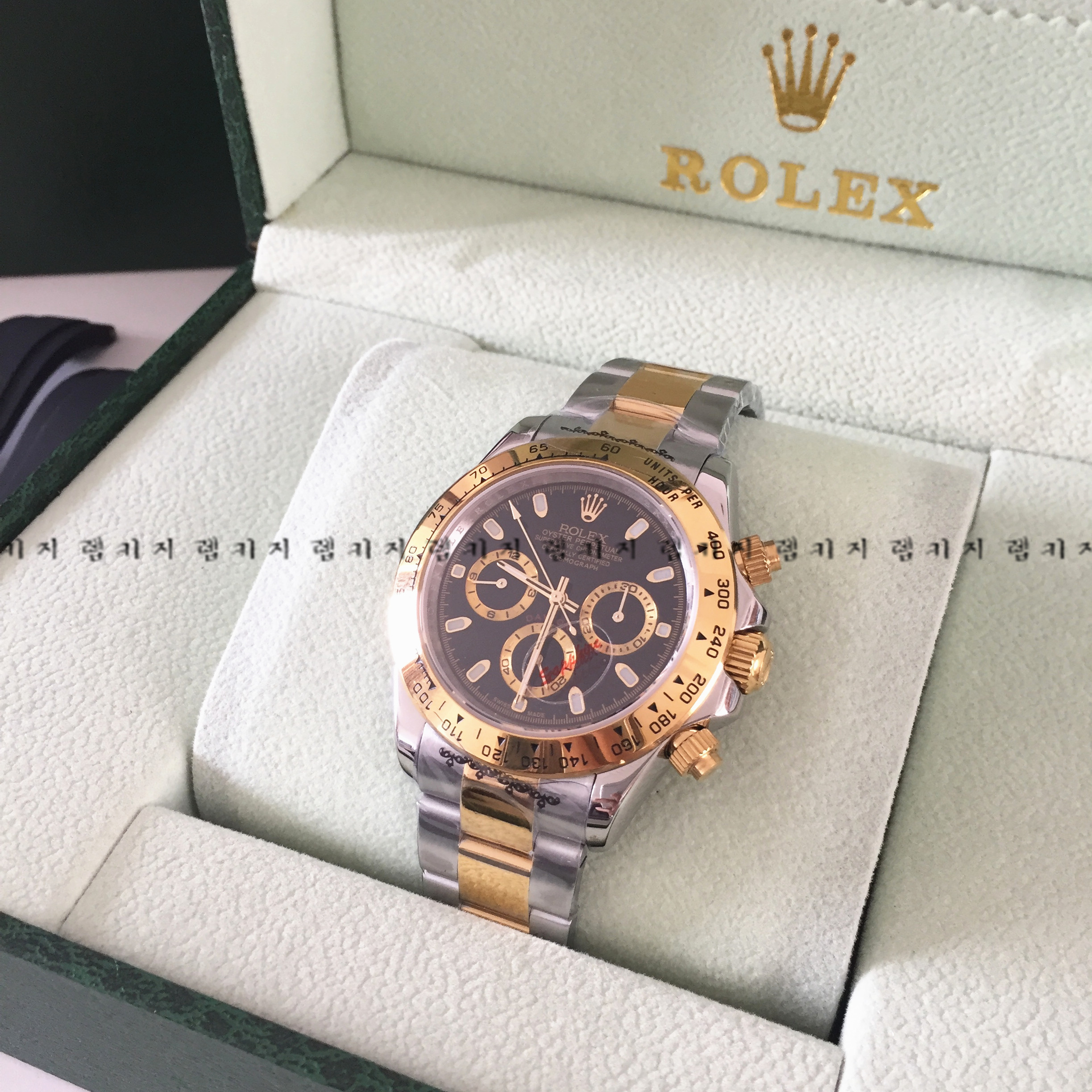 로렉스 데이토나 흑콤 메탈시계